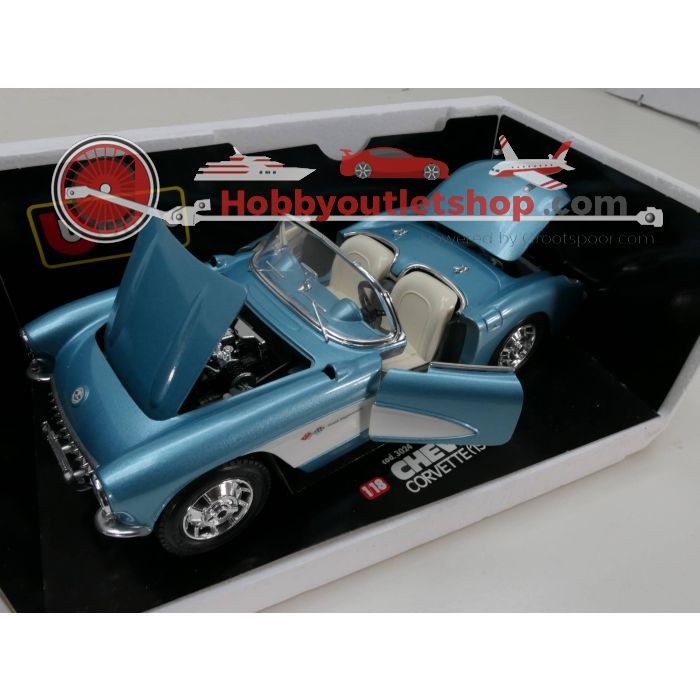 Schaal 1:18 Bburago 3024 Chevrolet corvette 1957 #3158 - sku: 20230412093437 - Used - Very good condition - Photo 1