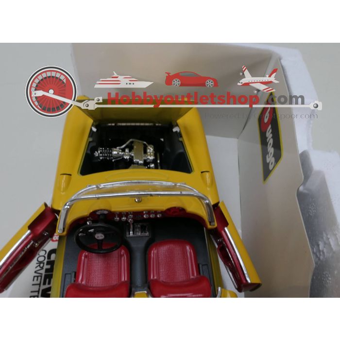 Schaal 1:18 Bburago 3024 Chevrolet corvette 1957 #3163 - sku: 20230412111629 - Gebruikt - Goede staat - Afbeelding 6