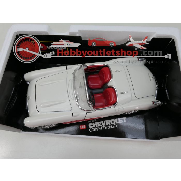 Schaal 1:18 Bburago 3034 Chevrolet Corvette 1957 #3167 - sku: 20230413100341 - Gebruikt - Zeer goede staat - Afbeelding 6