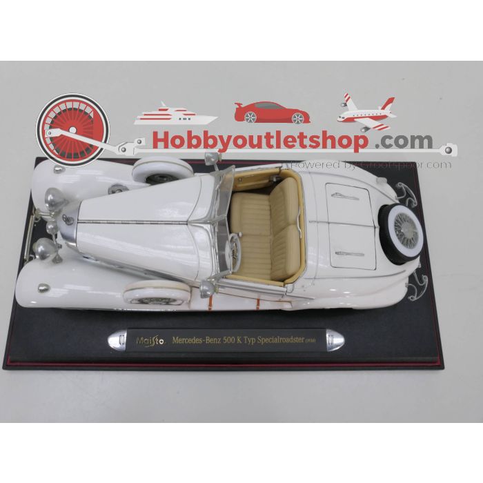 Schaal 1:18 Maisto Mercedes-Benz 500 K Typ Specialroadster 1936 #3183 - sku: 20230502112636 - Gebruikt - Zeer goede staat - Afbeelding 5