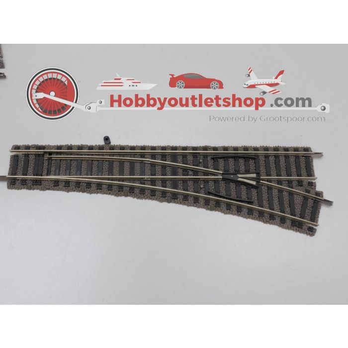 Schaal H0 Fleischmann 6140 Profi-gleis paar handwissels #3212 - sku: 20260423040857 - Used - Very good condition - Photo 2