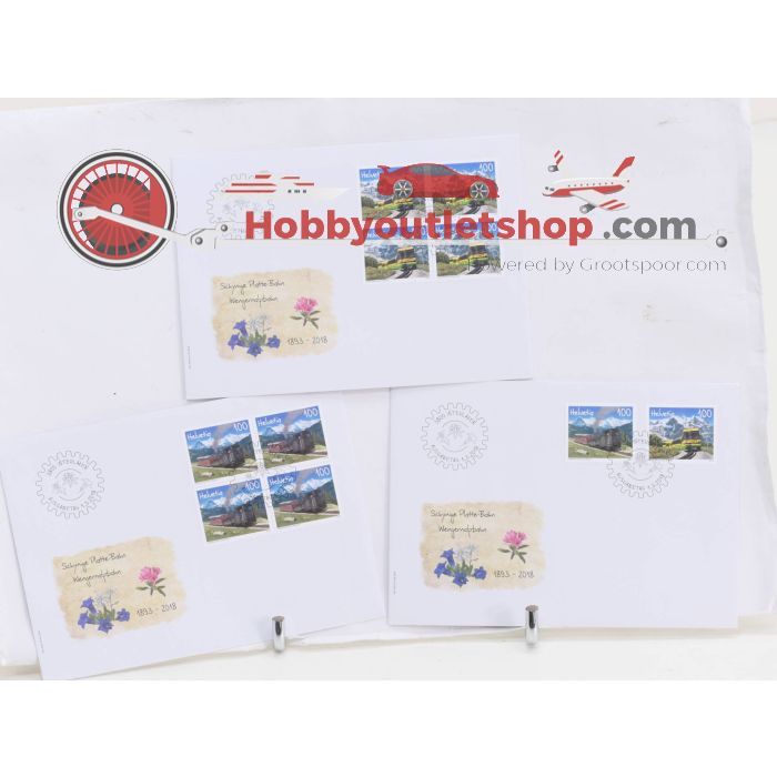 Spoorweg postzegels, ansichtkaarten met magazine van Zwitzerland 34 delig #4984 - sku: 20231012032434 - Nieuw - Nieuwstaat - Afbeelding 21