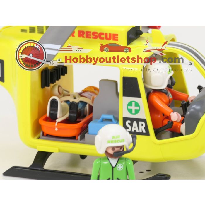 Playmobil 3845 Air Rescue helicopter set - sku: 20231014022004 - Used - Good condition - Photo 2