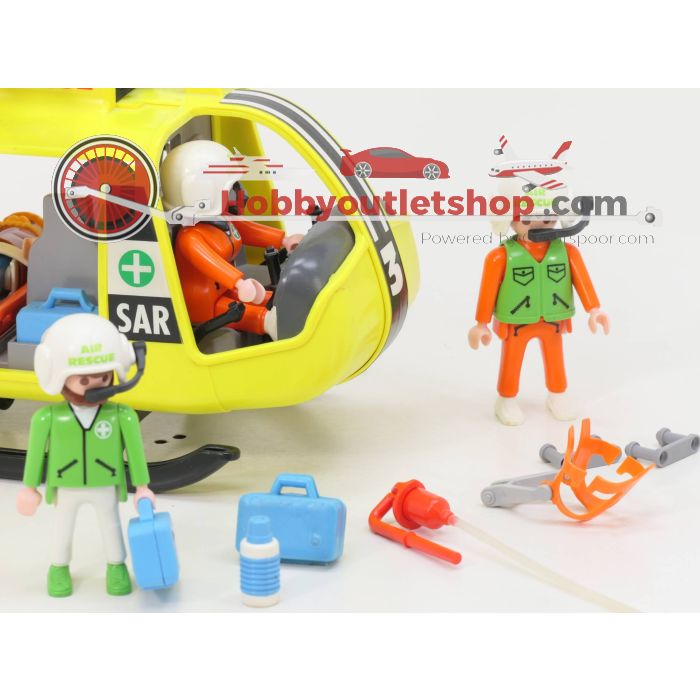 Playmobil 3845 Air Rescue helicopter set - sku: 20231014022004 - Used - Good condition - Photo 3