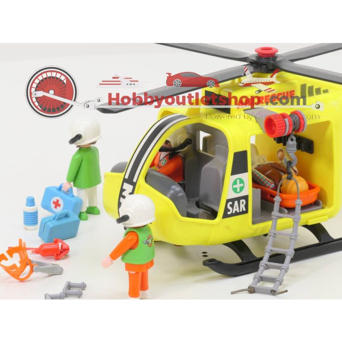Playmobil 3845 Air Rescue helicopter set - sku: 20231014022004 - Used - Good condition - Photo 4