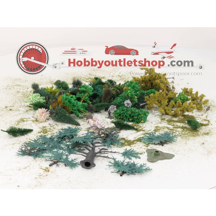 Schaal H0 assortiment scenery #5031 - sku: 20231019031259 - Gebruikt - Goede staat - Afbeelding 4