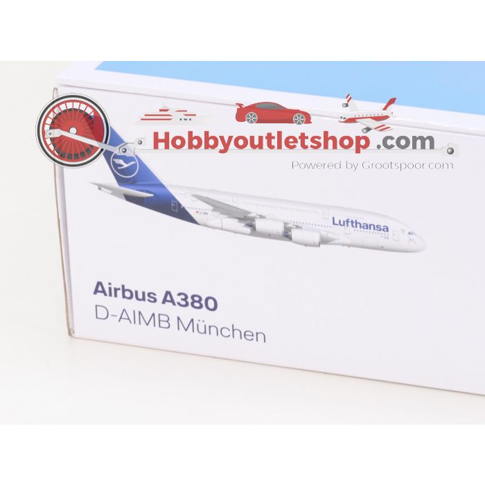 Schaal 1:200 Herpa 559645 Lufthansa Airbus A380 #5166