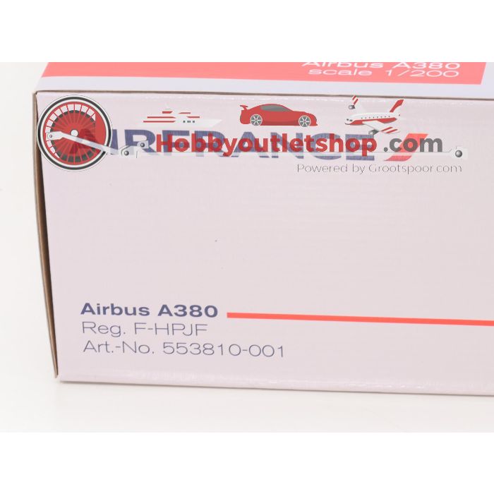 Schaal 1:200 Herpa Air France Airbus A380 Reg. F-HPJF #5164