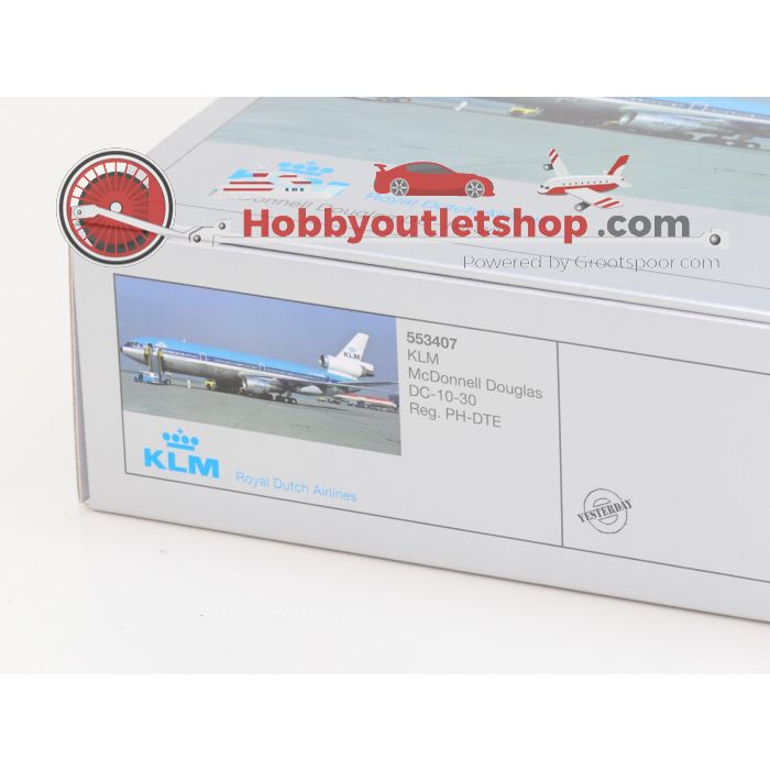 Schaal 1:200 Herpa 553607 KLM McDonnell Douglas DC-10-30 Reg. PH-DTE #5176 - sku: 20231130110545 - Nieuw - Nieuwstaat - Afbeelding 2