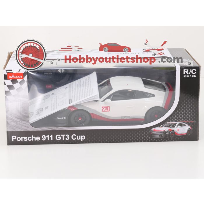 Schaal 1:14 Rastar 75900 RC Porsche 911 GT3 Cup #5433