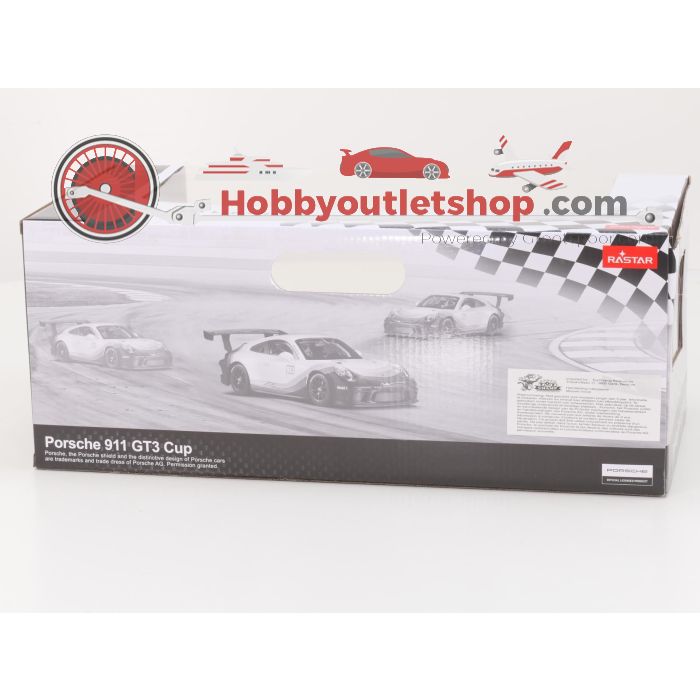 Schaal 1:14 Rastar 75900 RC Porsche 911 GT3 Cup #5433