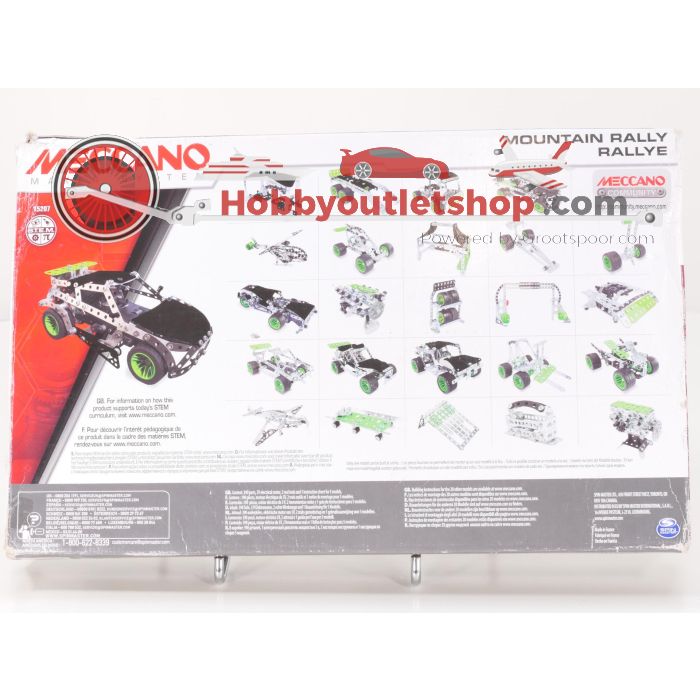Meccano 15207 Mountain Rallyauto 25in1 constructieset #3372