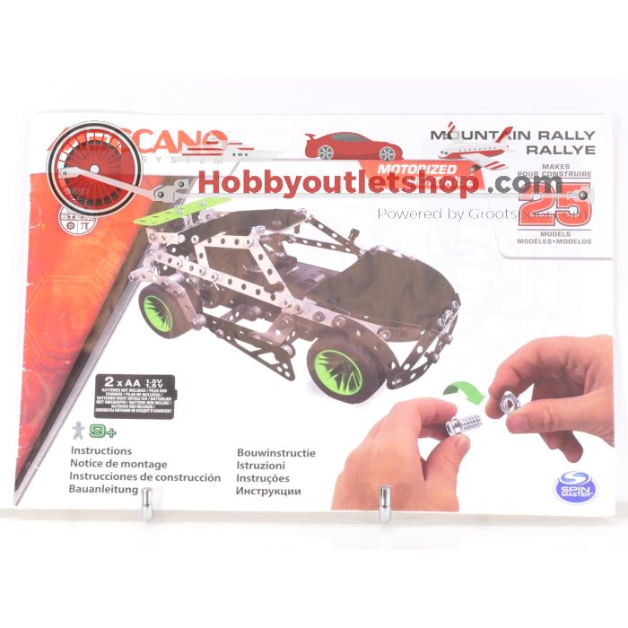 Meccano 15207 Mountain Rallyauto 25in1 constructieset #3372