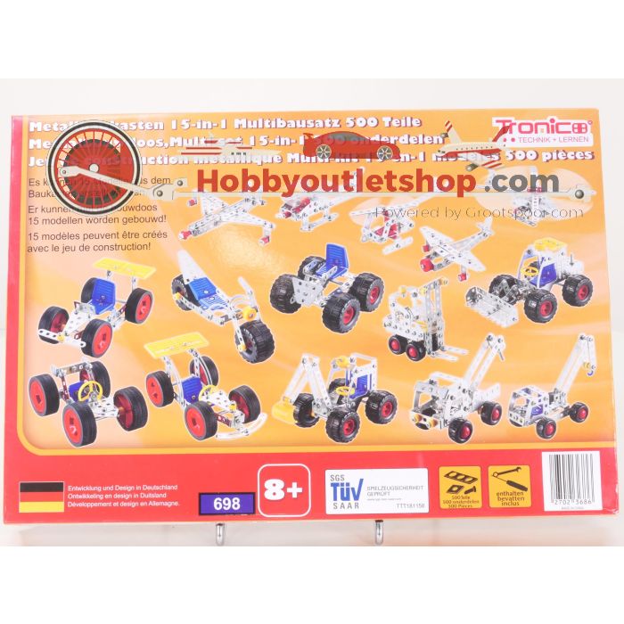 Tronico TTT181158 15in1 Metaalbouwdoos Multi set #3373