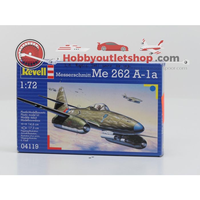 Schaal 1:72 5 bouwpakketten duitse straaljagers/ Me 626 2e wereldoorlog. #4164
