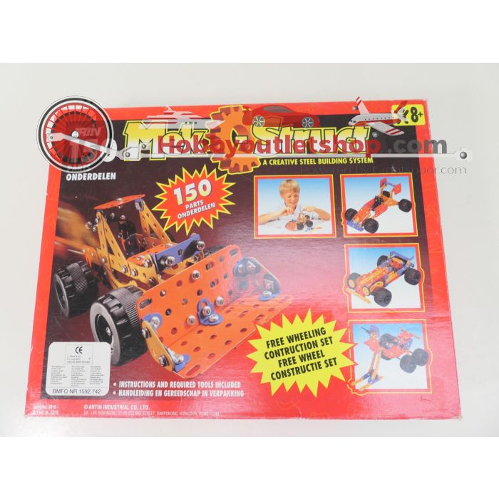 Metal Bouwdozen 4 sets  Past op Meccano. #6138