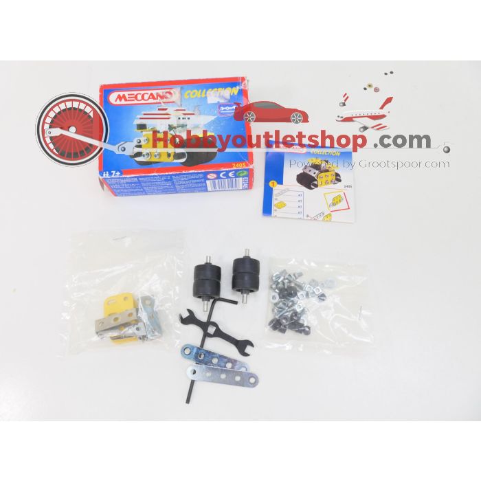 Meccano sets 1700 2405 18202 830490D & diverse willekeurige handleidingen. #6143