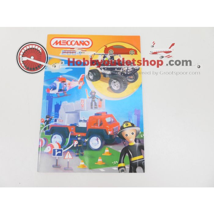 Meccano Bouwset Box n. 03 & 3920 & 4 kleine pakketjes zonder verpakking & assortiment Meccano handleidingen. #6145