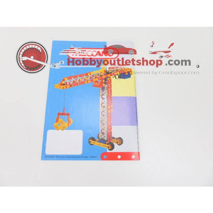 Meccano Bouwset Box n. 03 & 3920 & 4 kleine pakketjes zonder verpakking & assortiment Meccano handleidingen. #6145