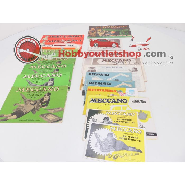 Meccano Verzameling van vintage Meccano handleidingen. #6146