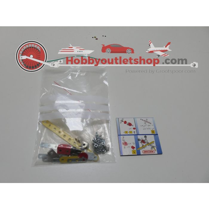 Meccano set van 11 pakketten  Meccano en Meccano compatible sets. #4201 