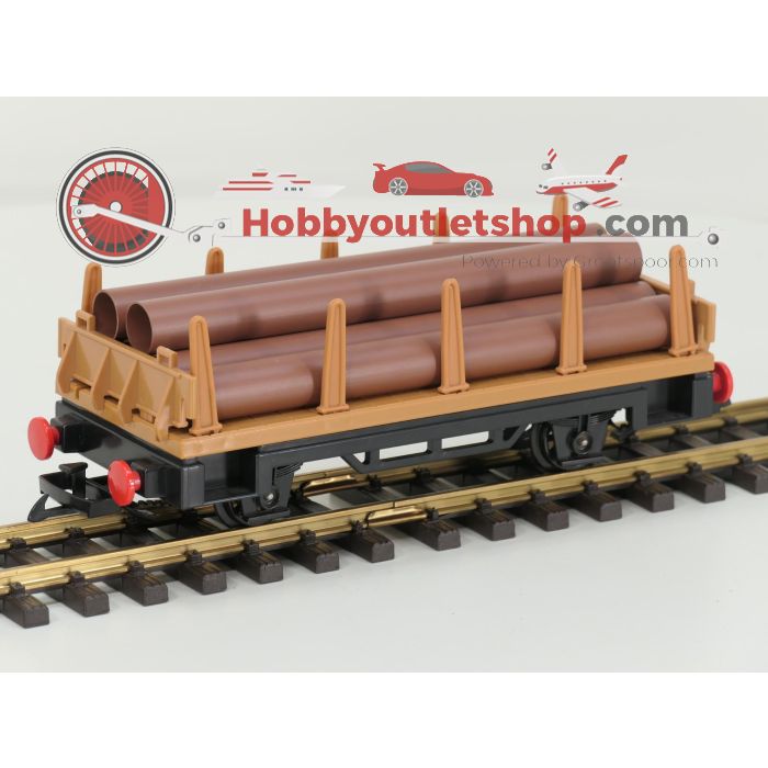 Playmobil 4105 Rongenwagen met buizen - sku: 20240601013747 - Used - Very good condition - Photo 2