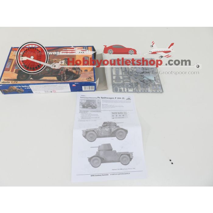 Schaal 1:72  &1:35 Set van 3 bouwpakketten thema Duitse voertuigen/artillerie 2e wereldoorlog. #4143