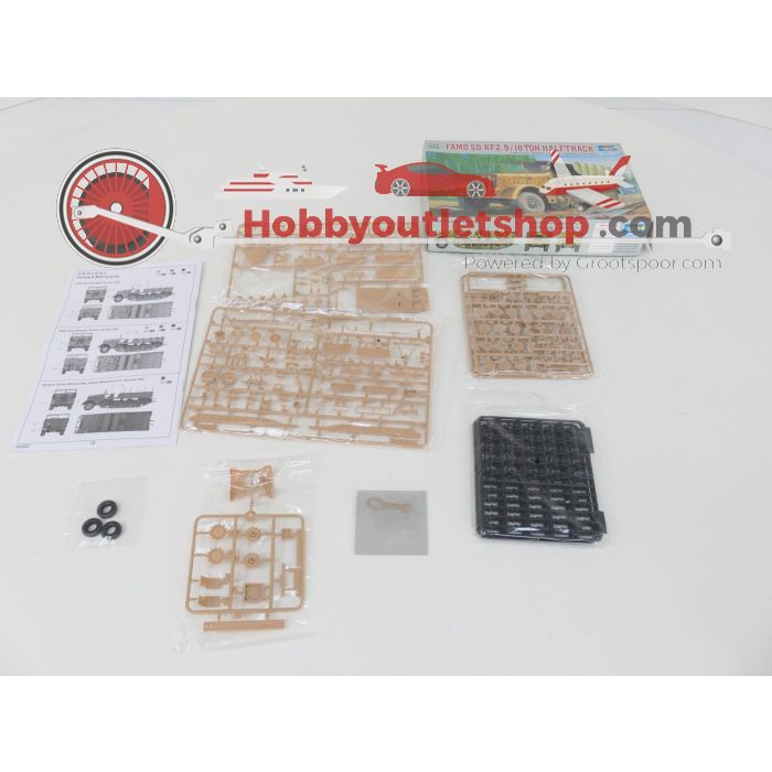 Schaal 1:72  &1:35 Set van 3 bouwpakketten thema Duitse voertuigen/artillerie 2e wereldoorlog. #4143
