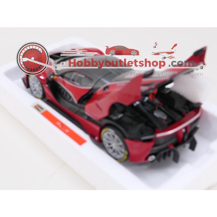 Schaal 1:18 Bburago bbu18-16907RED/BL Signature Ferrari Fxx K Rouge/Noir #88 #4270