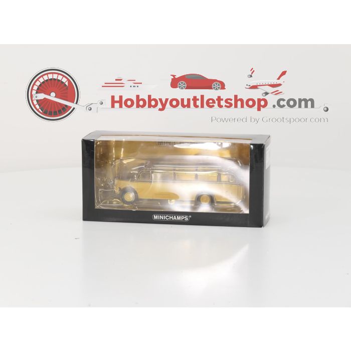 1/43 ミニチャンプス メルセデス O 3500バス 1950 1/43 Mercedes O 3500 1950 Touring Bus -Otobüs MINICHAMPS - Merlin Hobi
