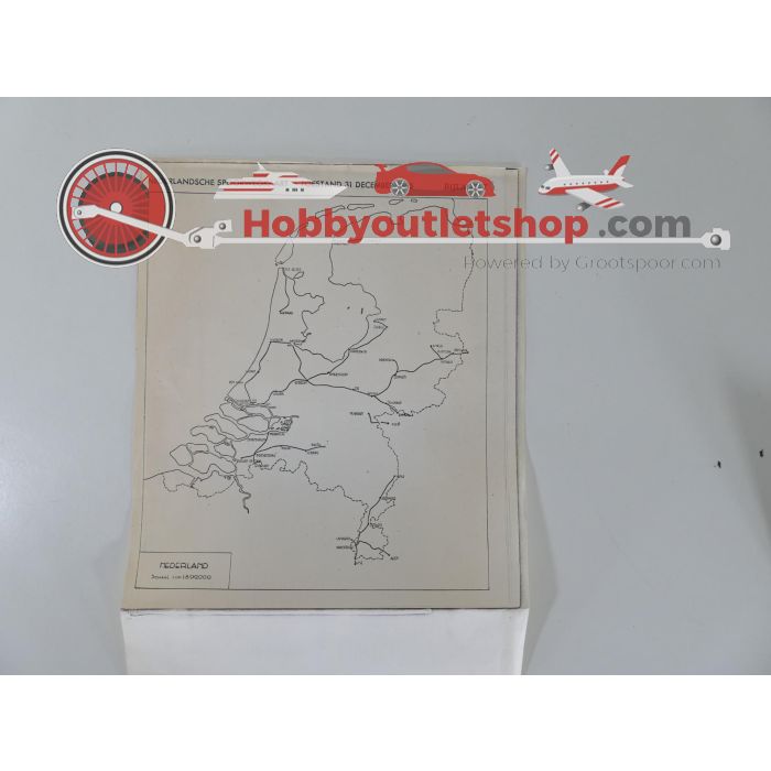 Verzameling van 5 originele documenten van de Nederlandse Spoorwegen uit de jaren 60 #4429