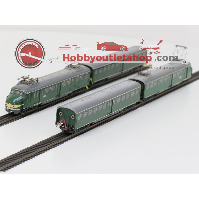 Schaal H0 Trix Express voor Märklin 2281 & 2282 elektrisch treinstel 4-delig Mat '54 Hondekop van de NS #5781 - sku: 20240710033259 - Gebraucht - Sehr guter Zustand - Bild 2