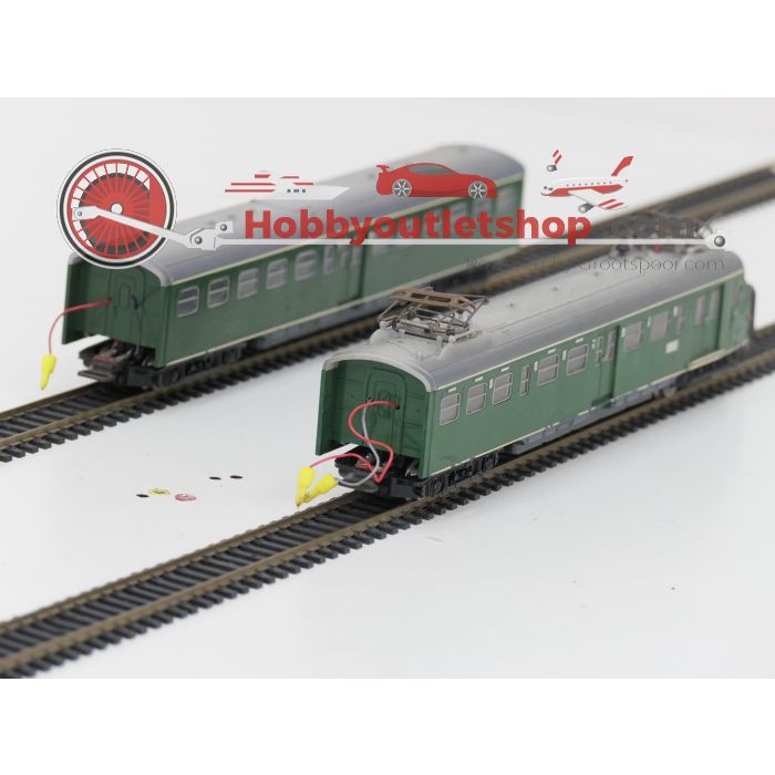 Schaal H0 Trix Express voor Märklin 2281 & 2282 elektrisch treinstel 4-delig Mat '54 Hondekop van de NS #5781 - sku: 20240710033259 - Gebraucht - Sehr guter Zustand - Bild 4