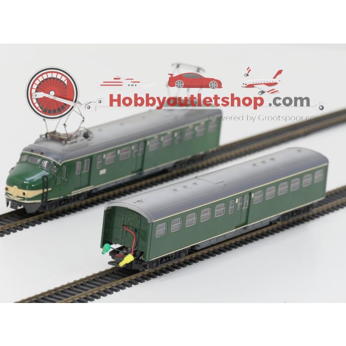 Schaal H0 Trix Express voor Märklin 2281 & 2282 elektrisch treinstel 4-delig Mat '54 Hondekop van de NS #5781 - sku: 20240710033259 - Gebraucht - Sehr guter Zustand - Bild 7
