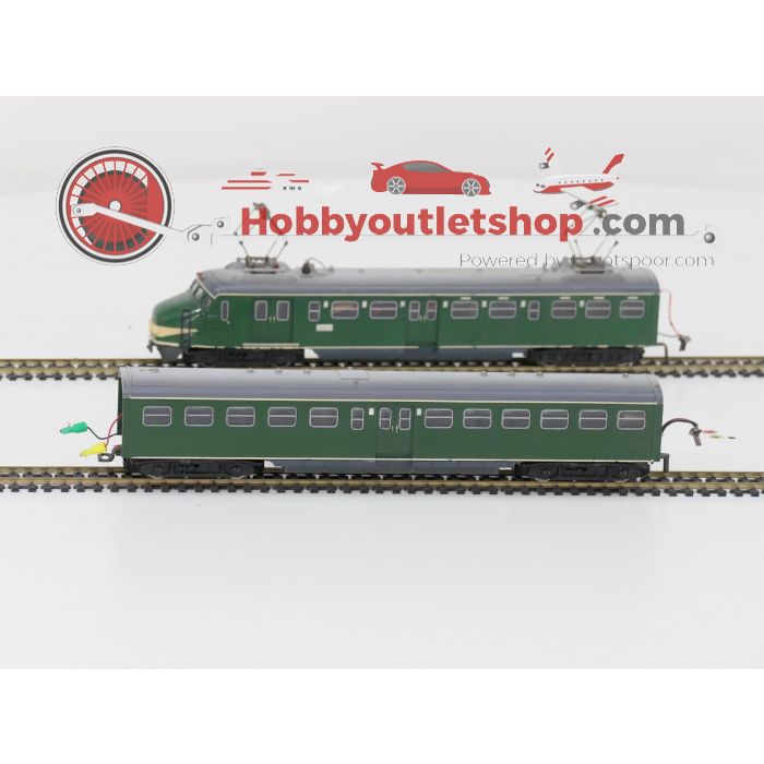 Schaal H0 Trix Express voor Märklin 2281 & 2282 elektrisch treinstel 4-delig Mat '54 Hondekop van de NS #5781 - sku: 20240710033259 - Gebraucht - Sehr guter Zustand - Bild 8