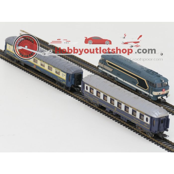 Schaal H0 Jouef/Lima 8033, 303201, 861, 72v175ah assortiment locomotief met 5 rijtuigen van de SNCF #5803
