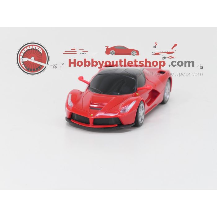 Schaal 1:24 Rastar RC auto Ferrari LaFerrari tegen Porche GT3 RS  #6011