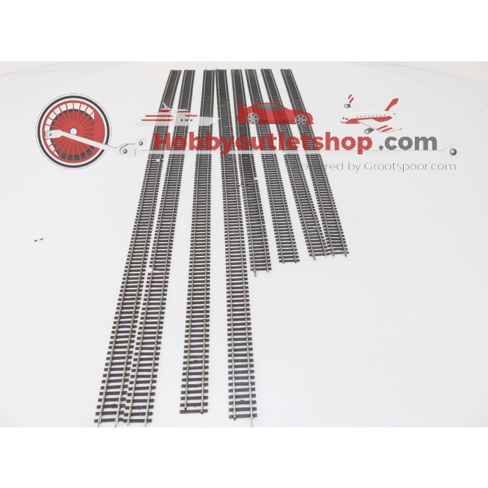 Schaal H0 Peco 950581 flexibele rail set 8-delig c.a 6.20m rails #5817