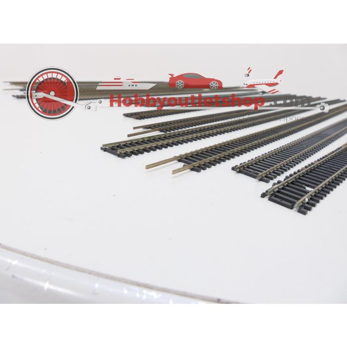 Schaal H0 Roco flexrails 14-delig totaal 9 meter #5821