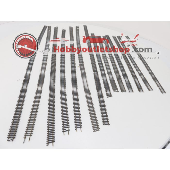 Schaal H0 flexrails dieverse lengtes, totaal 11,2 meter #5822