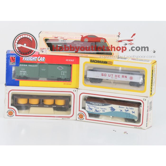 Schaal H0 Bachmann 0952, 71800 & 79942 met Life-like trains 8594SD LV en IHC '70175' Amerikaanse goederenset #5835 - sku: 20240731103006 - Used - Very good condition - Photo 23