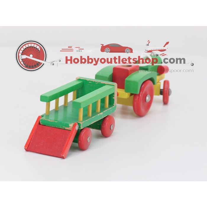 Set van verschillende vintage houten treinen #5837 - sku: 20240731115820 - Gebruikt - Goede staat - Afbeelding 6