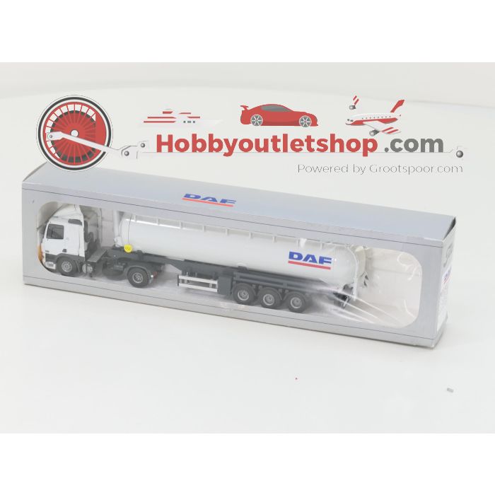 Schaal 1:50 Tekno DAF CF met tank oplegger. DAF Promo. #6091 