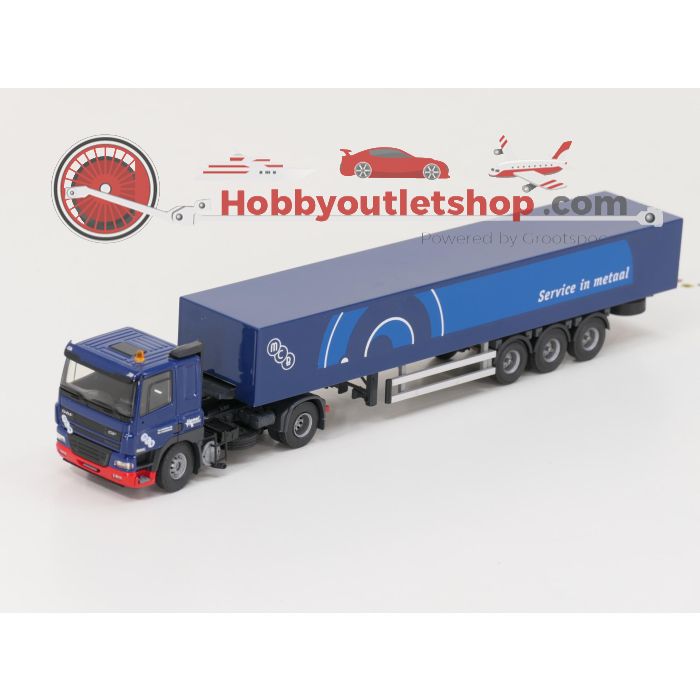 Schaal 1:50 Tekno MCB DAF CF85 trekker met staaloplegger. #6094