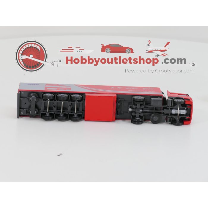 Schaal 1:50 Lion Car DAF CF Space Cab 2 as Trekker met 3 as Gesloten oplegger. #6095