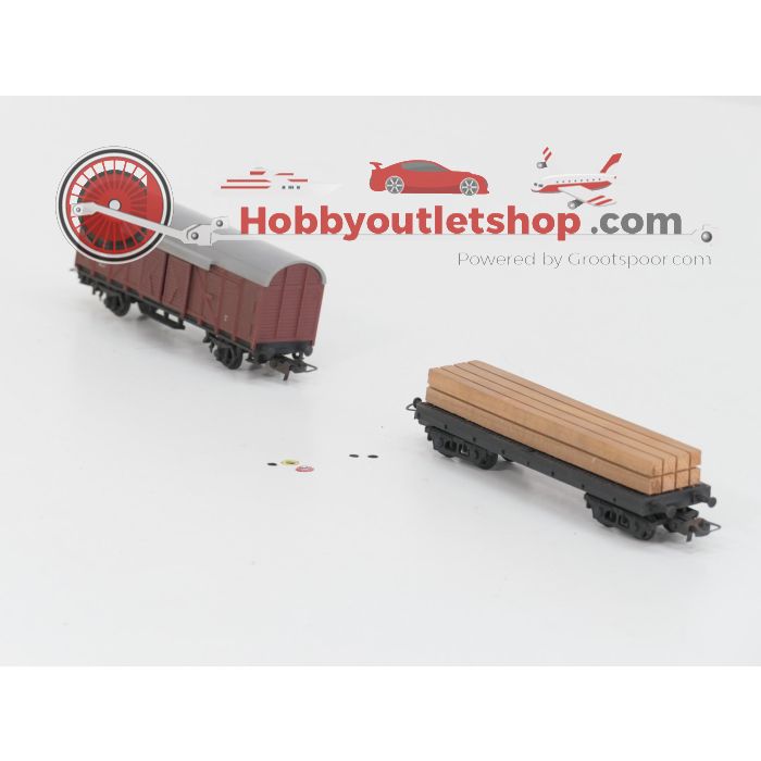 Schaal H0 Lima goederen wagons set van 17 st. van de FS #5902