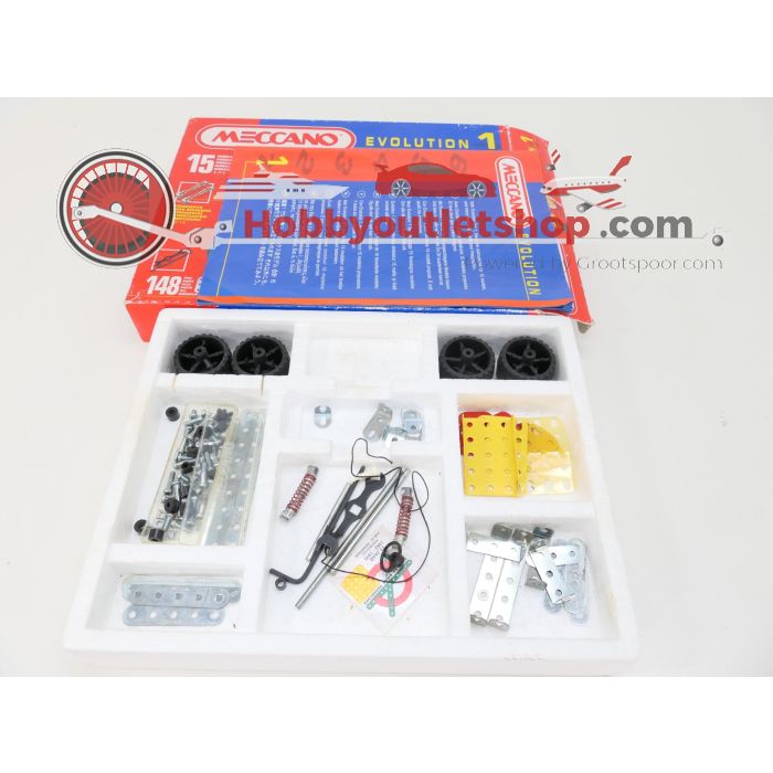 Meccano Evolution, 5 sets met extra boekjes. #6121