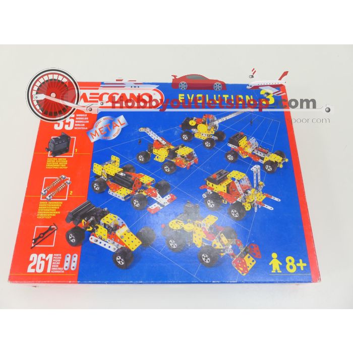 Meccano Evolution, 5 sets met extra boekjes. #6121