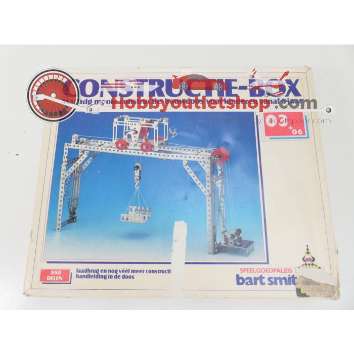  3X Bart Smit Tecc Constructie-box nummer 3 plus 2X Bart Smit Tecc Constructie-box nummer 2.  Past bij Meccano #6123