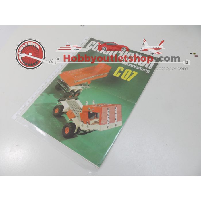 4 Metaalbouw pakketten, Meccano compatible. #6135